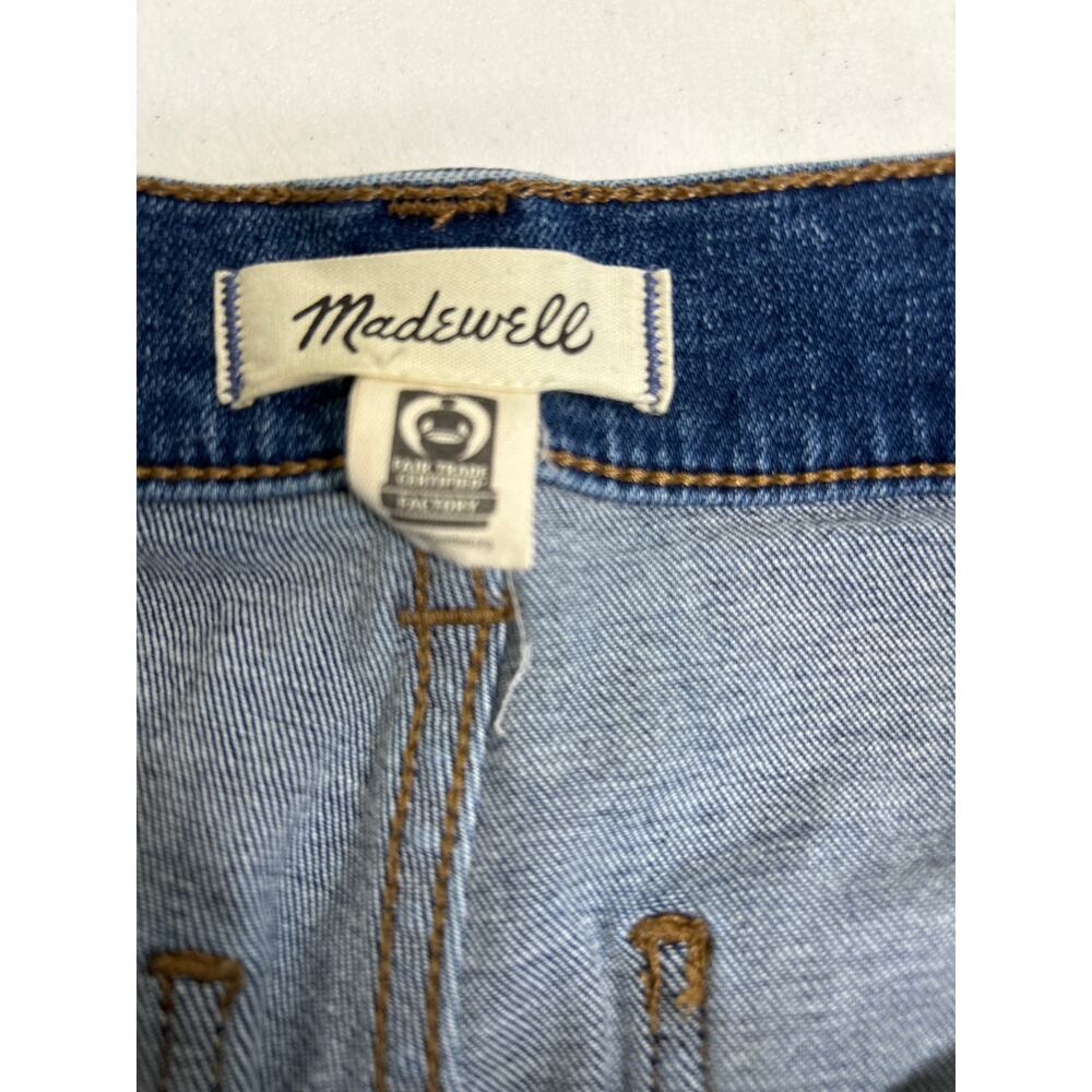 Madewell Mid Rise Kick Out Cropped Jeans with Patch Pockets in Size 28 - Picture 4 of 9
